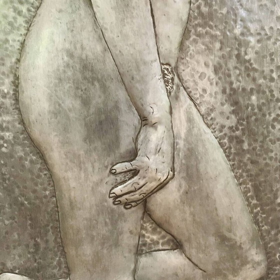Image 1 of Vintage panel of a nude woman by Chamaillou, 1970