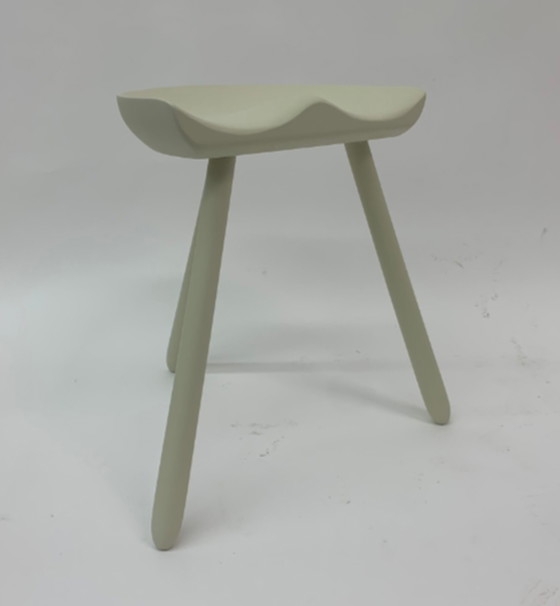 Image 1 of Tabouret vintage par Arne Hovmand Olsens Denmark, 1950's