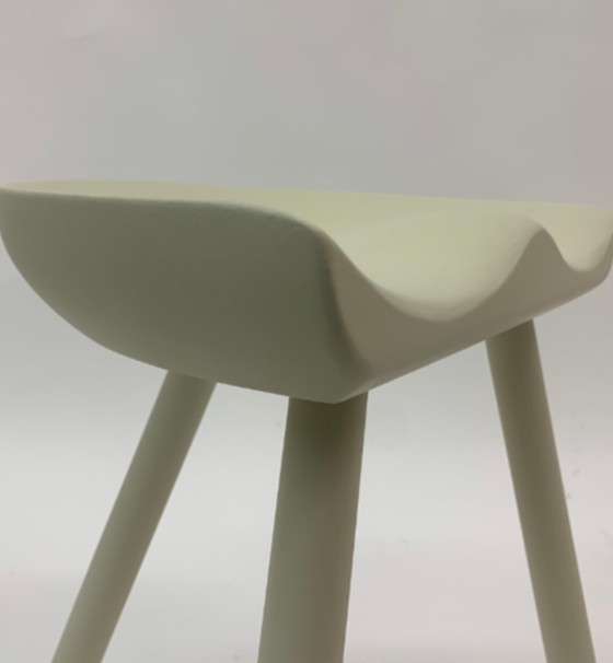 Image 1 of Tabouret vintage par Arne Hovmand Olsens Denmark, 1950's
