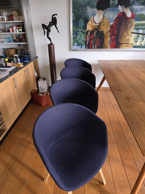 Image 1 of 8x Hay Chairs And 1x Oak Table