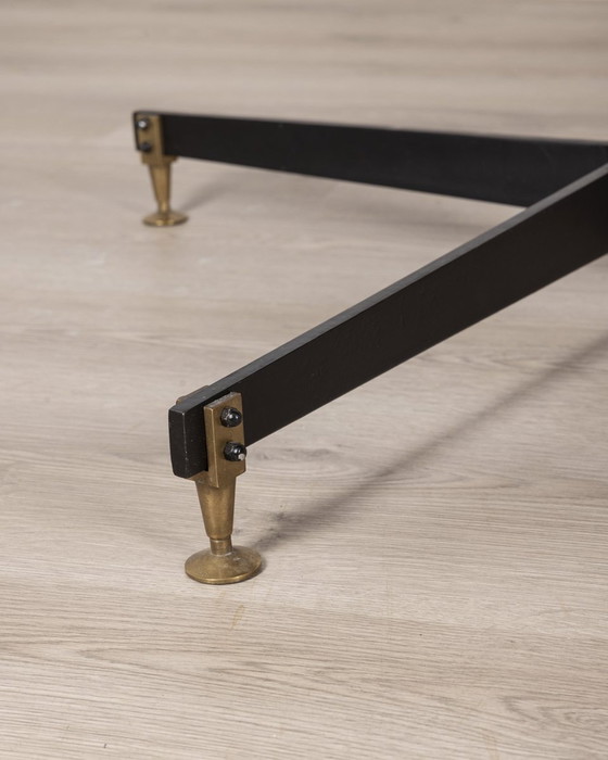 Image 1 of Tavolo vintage anni '60 in metallo e legno, design italiano 