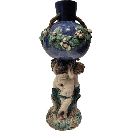 Maceta “Putti” vintage, Francia 1900