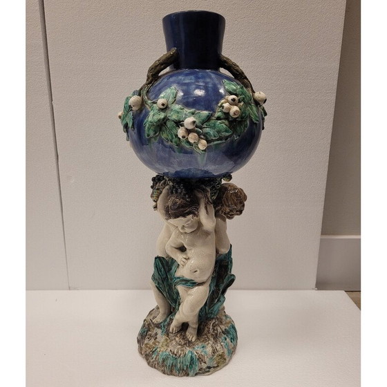 Image 1 of Vintage “Putti” pot, France 1900