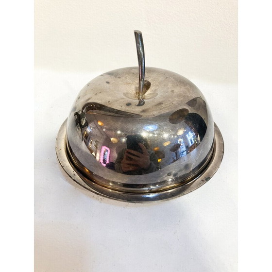 Image 1 of Vassoio per burro in argento vintage di Christofle, Francia