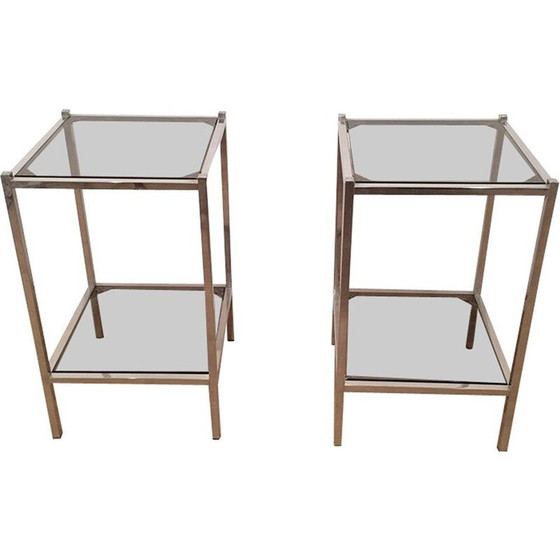 Image 1 of Coppia di estremità di divano vintage, 1970