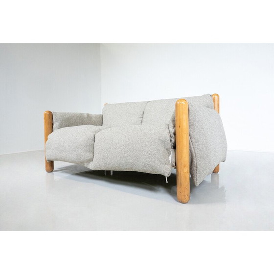 Image 1 of Vintage 2-seater sofa Gambadilegno by Enzo Mari for Driade, Italy 1974