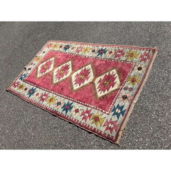 Image 1 of Tappeto persiano rosa vintage, 1970