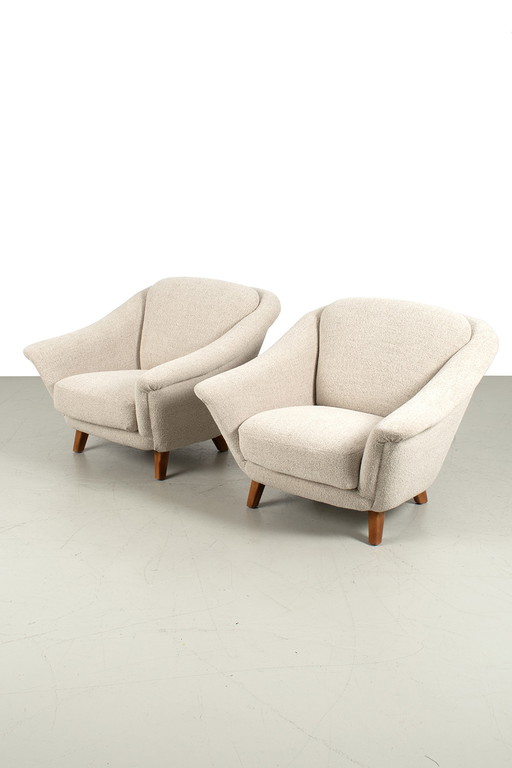 Ensemble de deux fauteuils Wilhelm Knoll