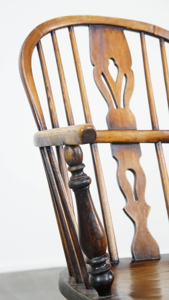 Image 1 of Sedia da pranzo/laterale Windsor in legno