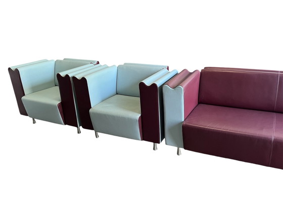 Image 1 of Sofa And 2 Armchairs "M" By Moroso, Ross Lovegrove