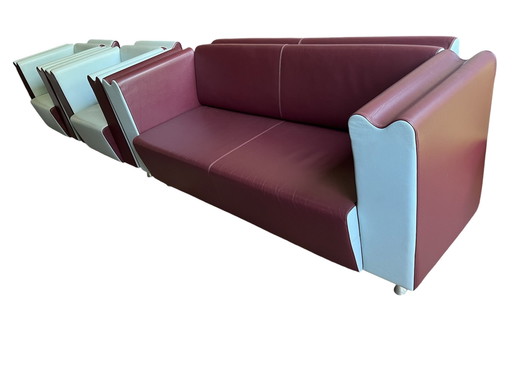 Sofa And 2 Armchairs "M" By Moroso, Ross Lovegrove