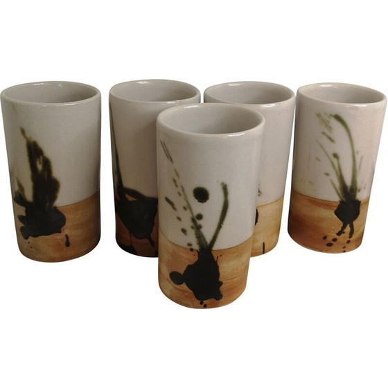 Image 1 of Vaso vintage in arenaria con volute, 1960