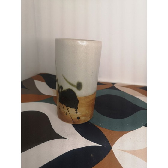 Image 1 of Vaso vintage in arenaria con volute, 1960