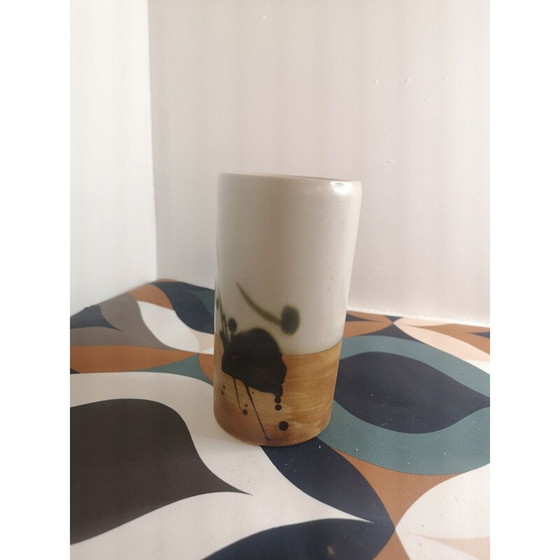 Image 1 of Vaso vintage in arenaria con volute, 1960