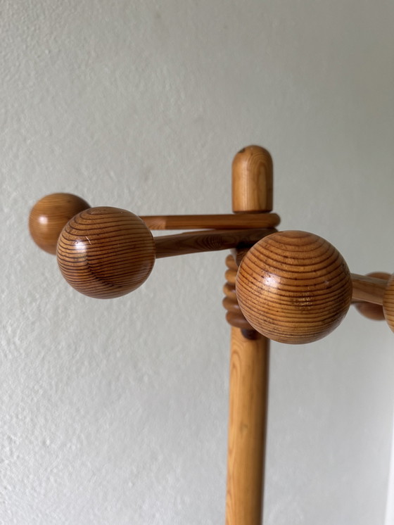 Image 1 of Pine Coat Rack 70s