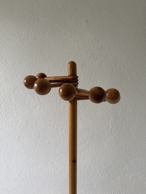 Image 1 of Pine Coat Rack 70s