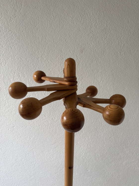 Image 1 of Pine Coat Rack 70s