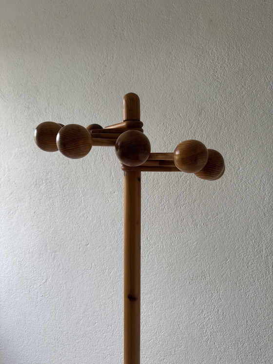 Image 1 of Pine Coat Rack 70s