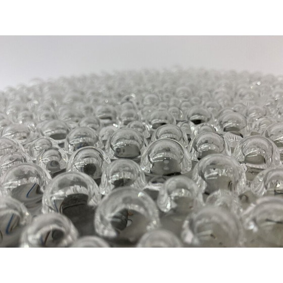 Image 1 of Lampada da soffitto vintage in vetro a bolle di Helena Tynell, 1970