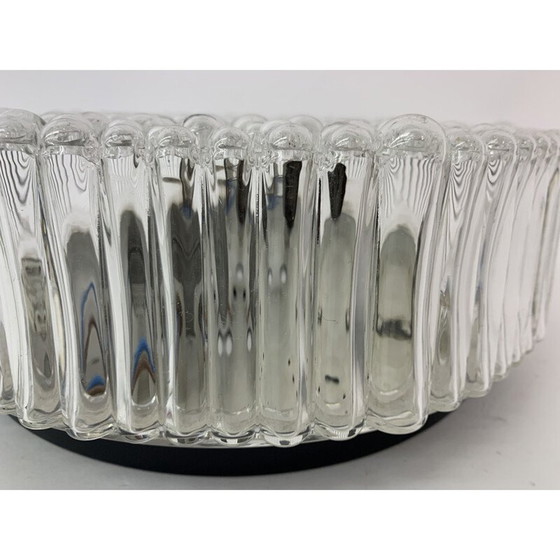 Image 1 of Lampada da soffitto vintage in vetro a bolle di Helena Tynell, 1970