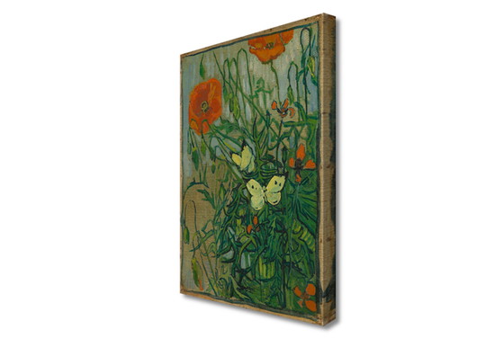 Image 1 of Vincent van Gogh - Papillons et coquelicots