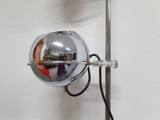 Image 1 of Gepo Amsterdam wall lamp, ball lamp chrome.