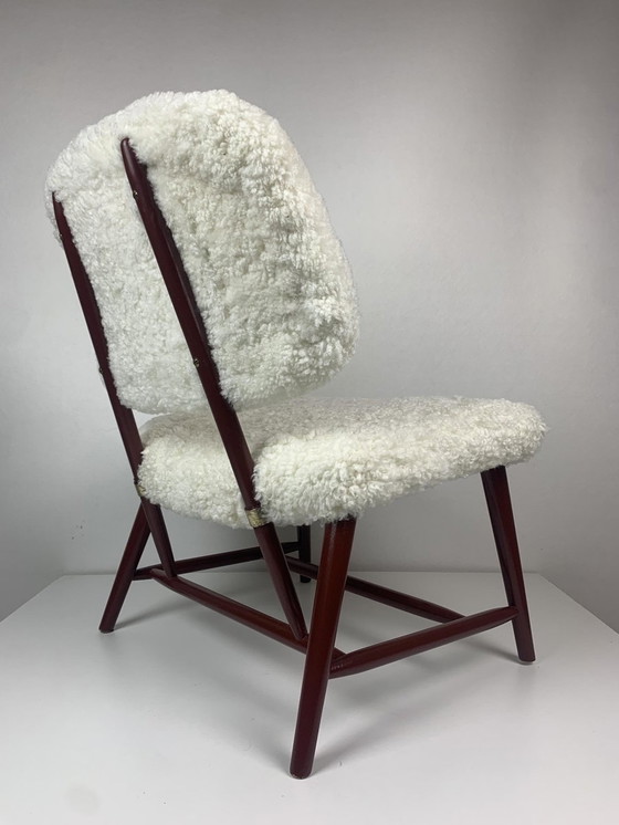 Image 1 of Chaise longue Teve de modèle scandinave par Alf Svensson, années 1950