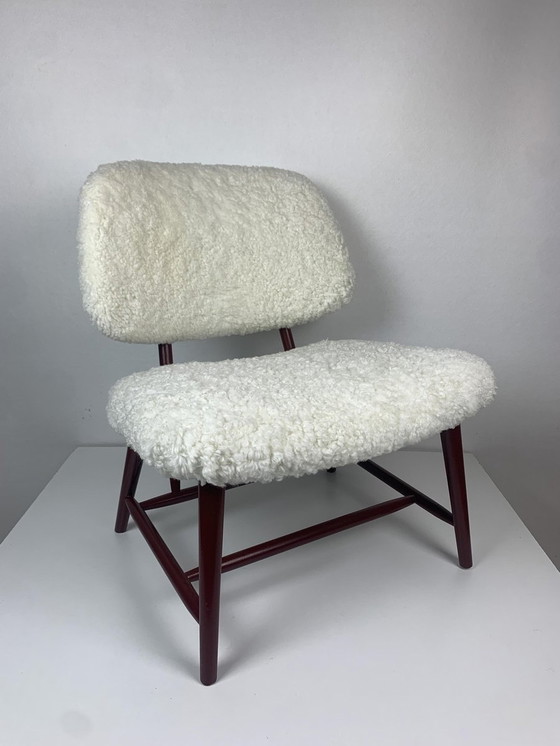 Image 1 of Chaise longue Teve de modèle scandinave par Alf Svensson, années 1950