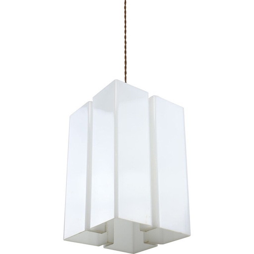 Vintage “Tour” pendant lamp in plexiglass, Italy