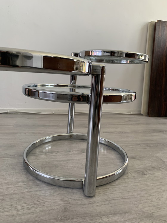 Image 1 of Leitmotiv Double swivel coffee / side table