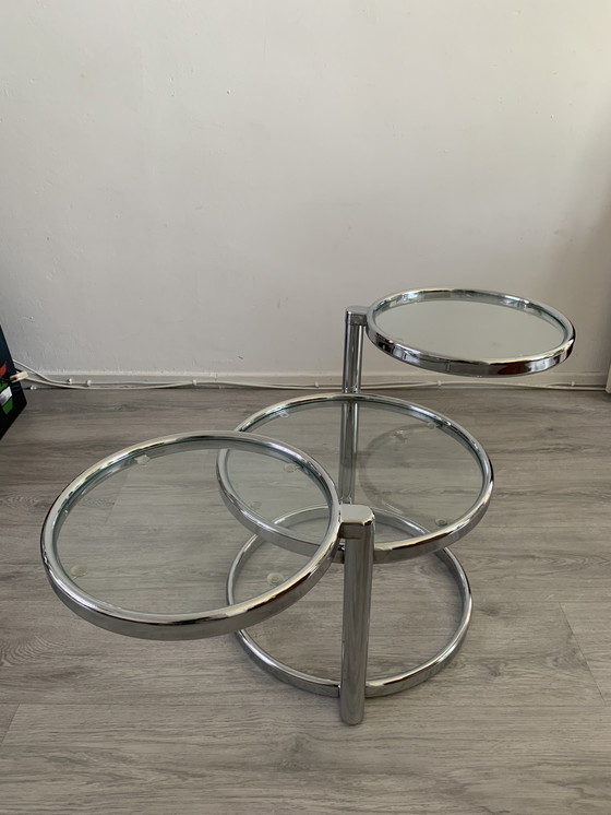 Image 1 of Leitmotiv Double swivel coffee / side table