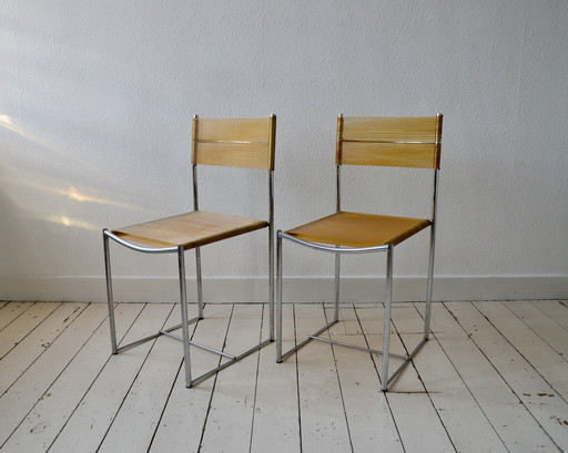 2X Vintage Alias Spaghetti Chairs, 1980 Giandomenico Belotti