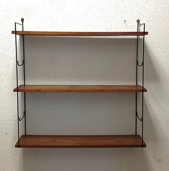 Image 1 of sixties books / wall rack with three shelves