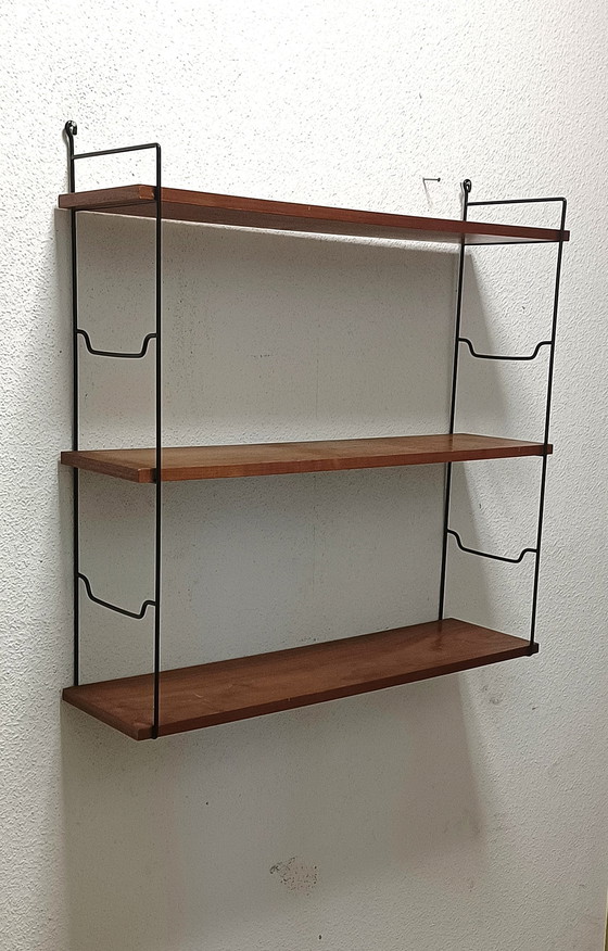 Image 1 of sixties books / wall rack with three shelves