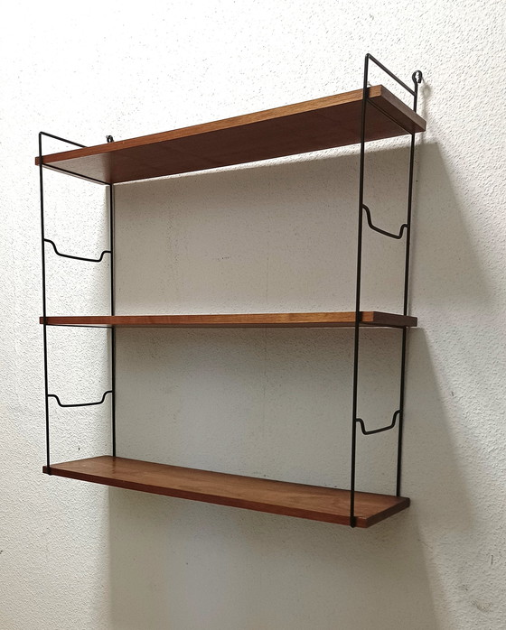 Image 1 of sixties books / wall rack with three shelves