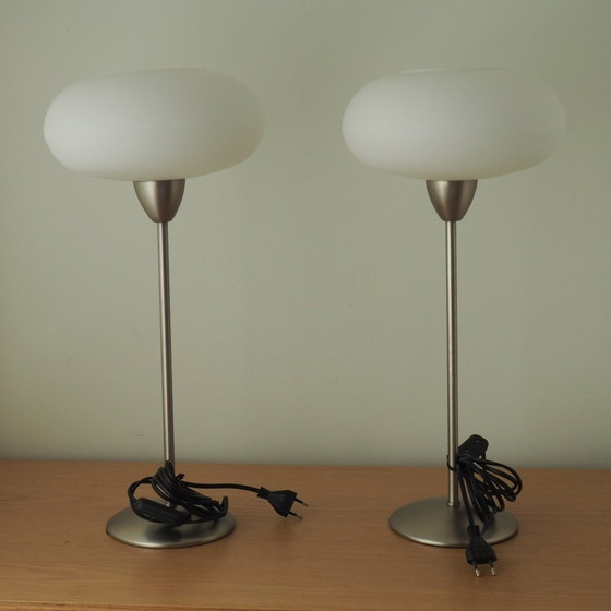 Image 1 of 1990S Ikea Trettiotre Mushroom Table Lamp