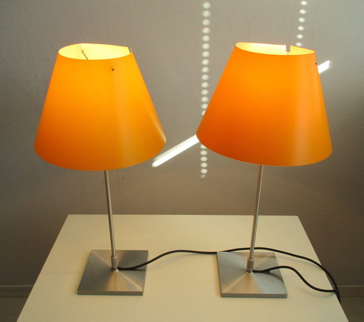 2x Luceplan Costanzina Table Lamp