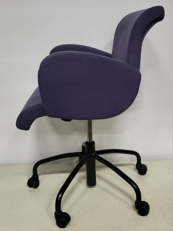 Image 1 of 2X Lensvelt Flag Meeting Chair, Purple