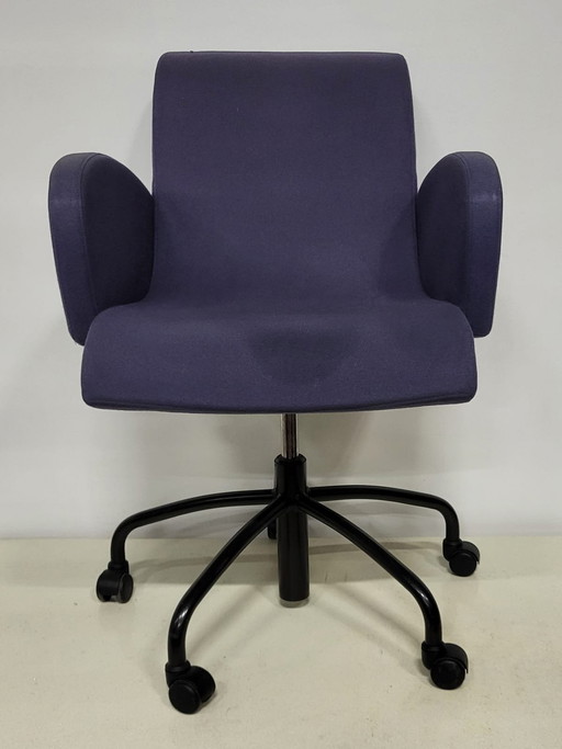 2X Lensvelt Flag Meeting Chair, Purple