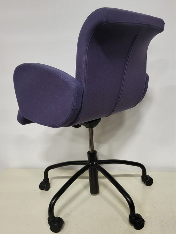 Image 1 of 2X Lensvelt Flag Meeting Chair, Purple