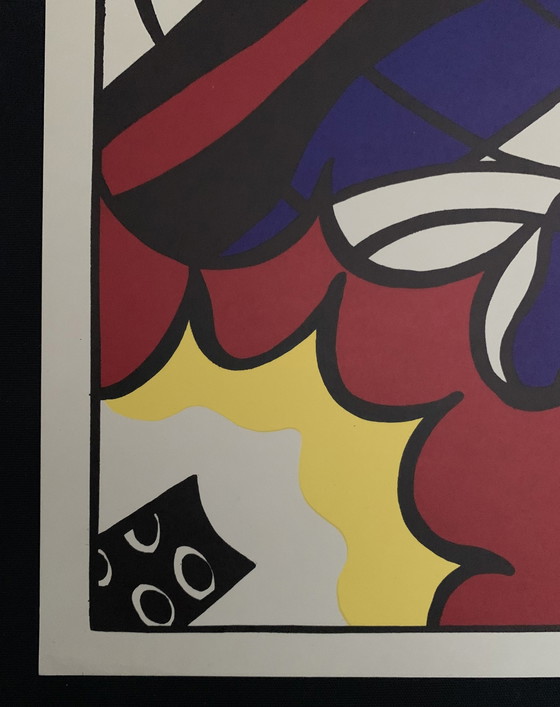 Image 1 of Roy Lichtenstein: "Triptych, As I Opened Fire" - Stedelijk Museum Amsterdam 1964, Limited Edition, 3 Offset Lithographs