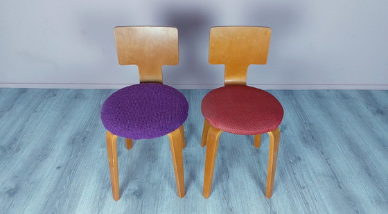 Image 1 of 2x Den Boer Gouda Cor Alons 1950's Children's Chair