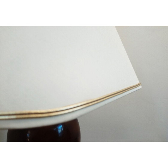 Image 1 of Vintage neoclassical cream table lamp, 1970