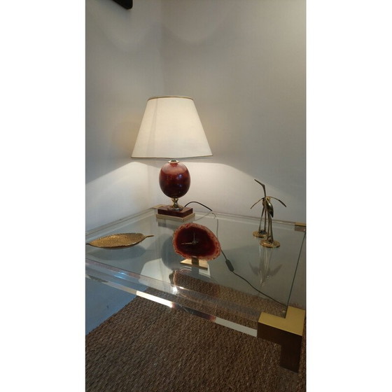 Image 1 of Vintage neoclassical cream table lamp, 1970