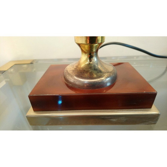 Image 1 of Vintage neoclassical cream table lamp, 1970
