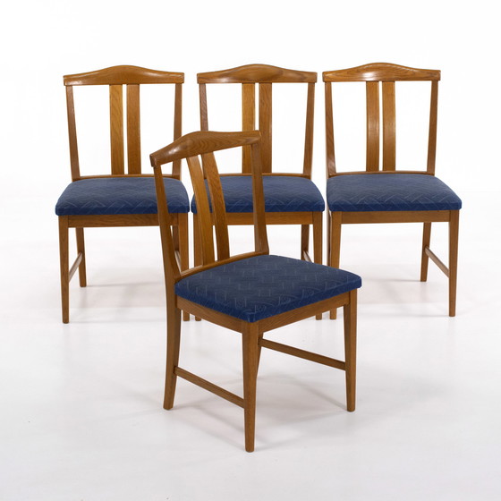 Image 1 of Scandinavian teak table with 2 extensions and 4 chairs1960 Sweden