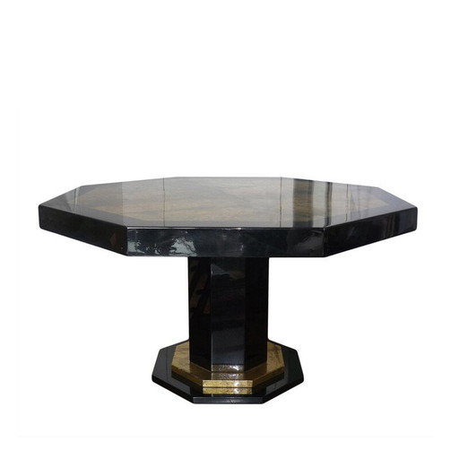 Hexagonal-shaped vintage table, 1970