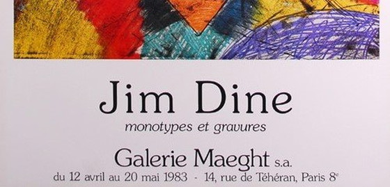 Image 1 of Jim Dine - Galerie Maeght 1983