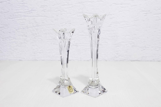 Image 1 of Set of 2 Nachtmann crystal candlesticks