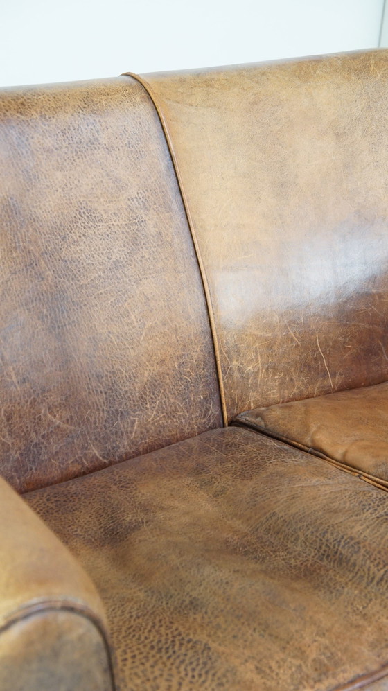 Image 1 of 2 Seater Design Sofa Made Of Sheepskin